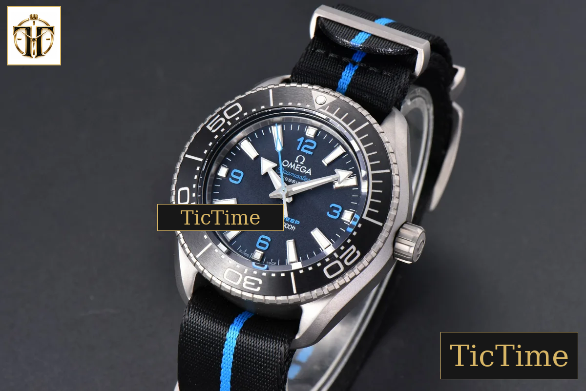 Seamaster Ultra Deep 6000M 45.5mm VSF Titanium Black Dial Nylon Strap A8912 — foto 3