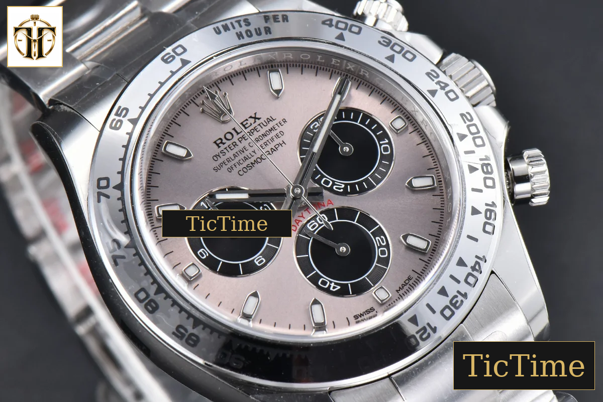 Daytona 116509 40mm Clean Factory SS Gray Dial Black Subdial SS Bracelet A4130 — foto 15