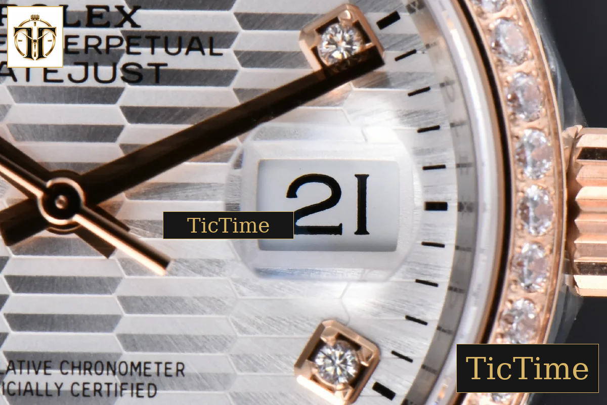 DateJust 126231 36mm VSF RG/SS Diamond Silver Motif Dial Diamond Marker Jubilee Bracelet VS3235 — foto 10