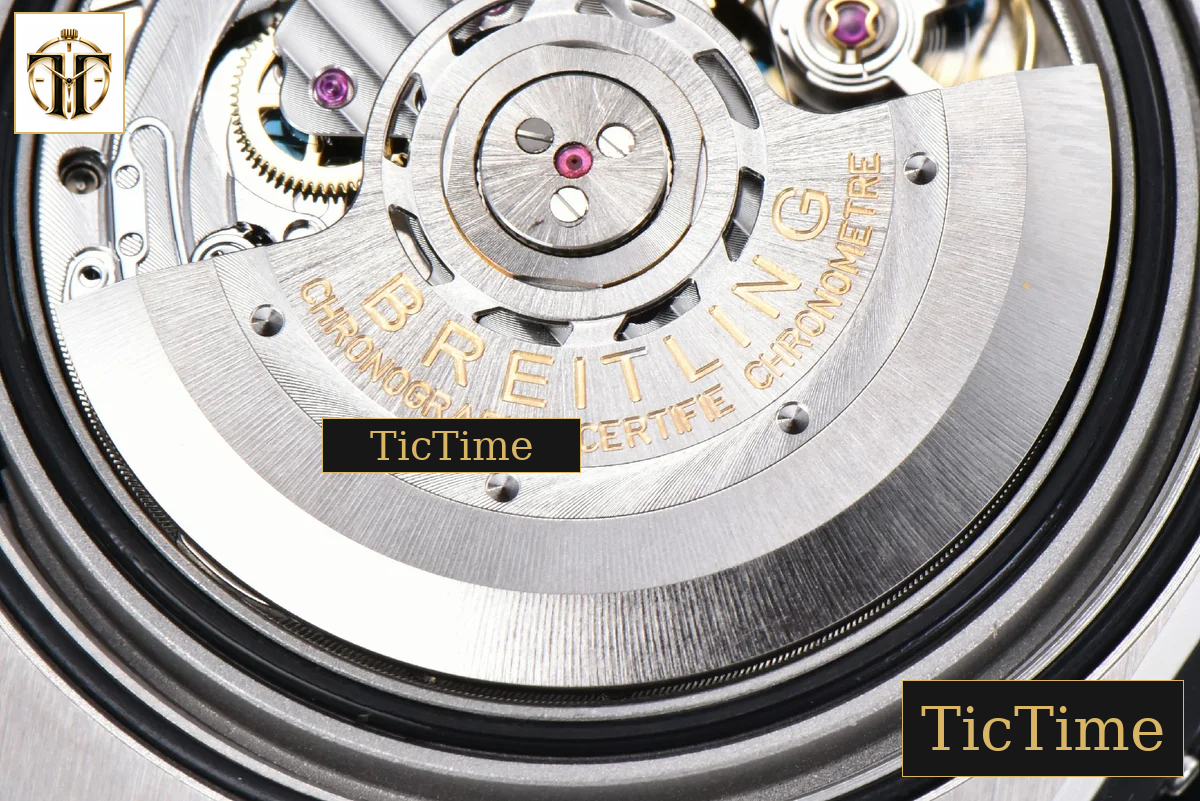 Chronomat B01 44mm BLSF Black Bezel Black Dial Rubber Strap 7750 — foto 19