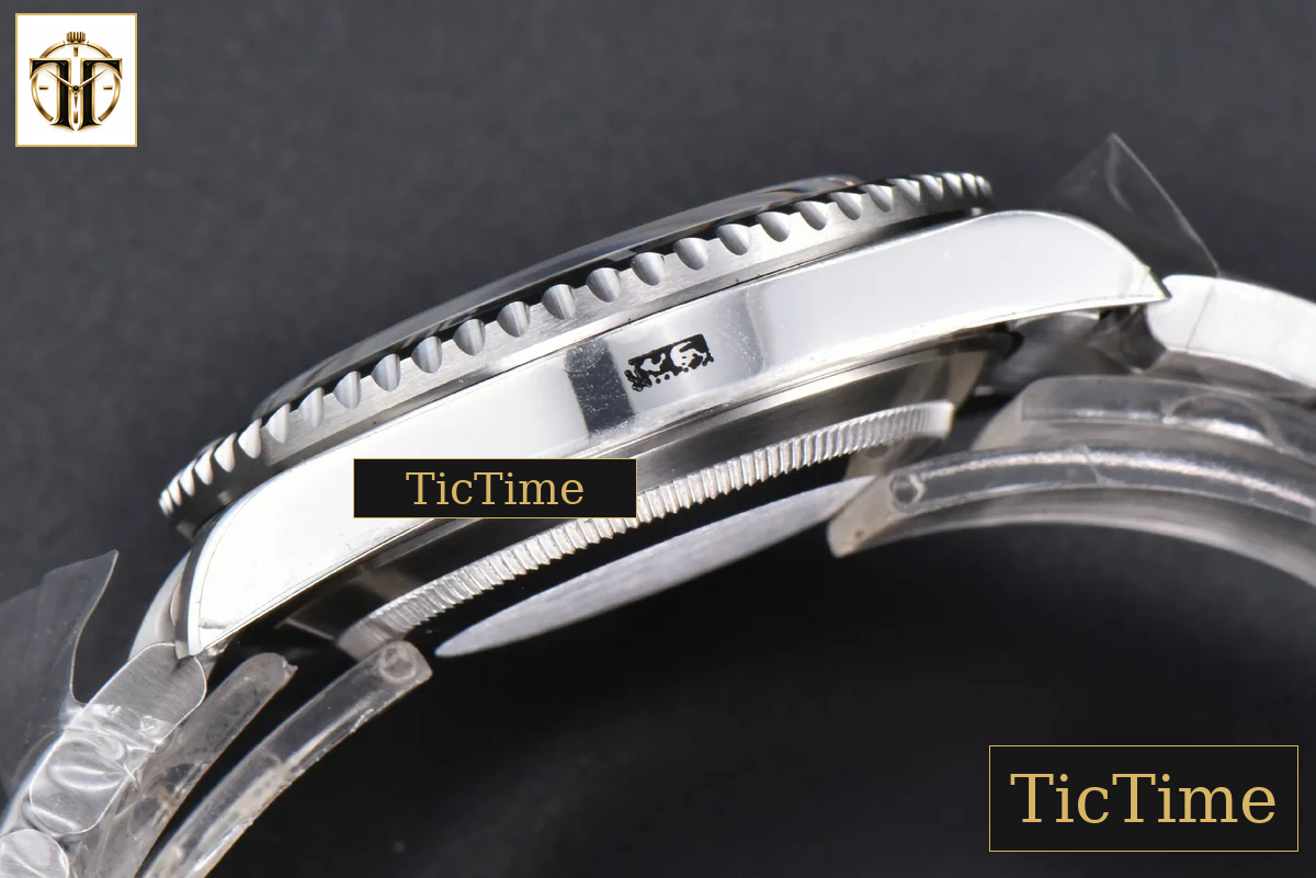 Submariner LV 16610 40mm RAF Green Bezel 904L SS Bracelet No Rehaut SH3135 — foto 35