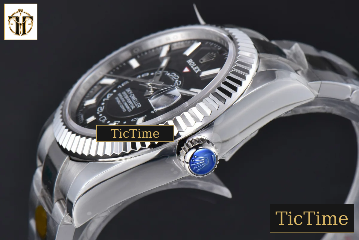 Sky-Dweller 904L 326934 42mm ZF Black Dial SS Bracelet A2824 — foto 13