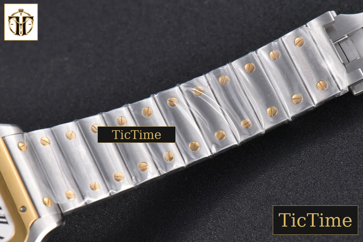 Santos de Cartier XL 40mm BVF YG/SS White Dial YG/SS Bracelet Miyota 9019 — foto 19