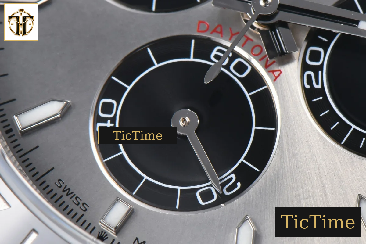 Daytona 126519 40mm BPF SS Black Bezel Grey Dial Black Subdial Black Oysterflex Strap SH4131 — foto 8