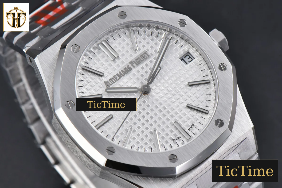 Royal Oak “50th Anniversary” 15510 41mm ORF SS White Dial SS Bracelet SA4302 — foto 12