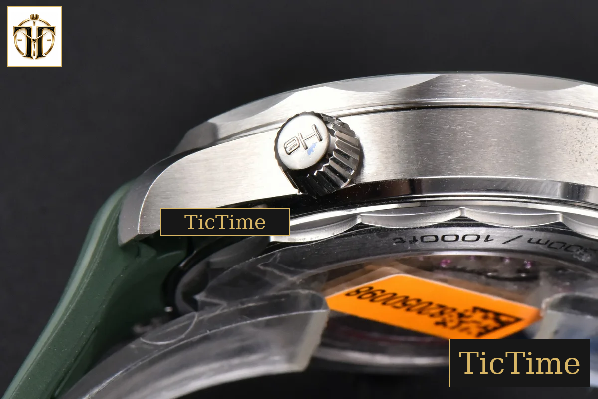 Seamaster Diver 300M 42mm ORF Green Ceramic Green Dial Green Rubber Strap A8800 — foto 14