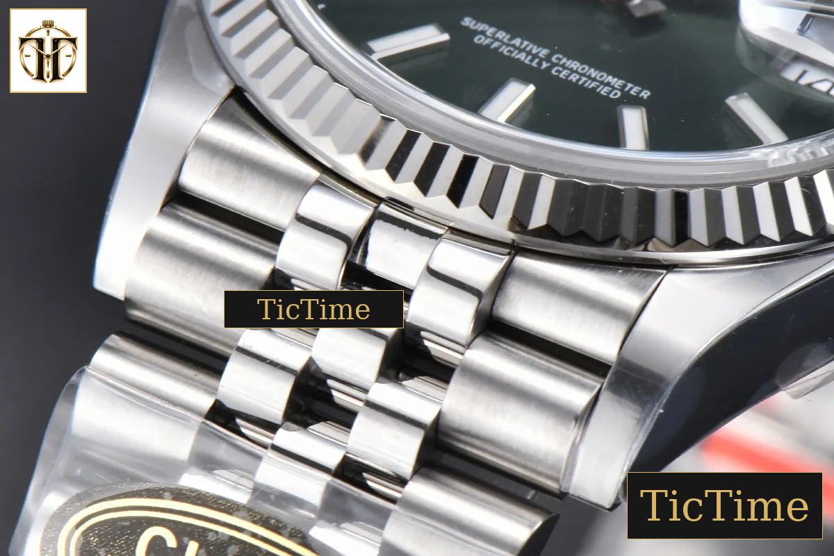 DateJust Mint 126234 36mm Clean Factory Green Dial Jubilee Bracelet VR3235 — foto 11