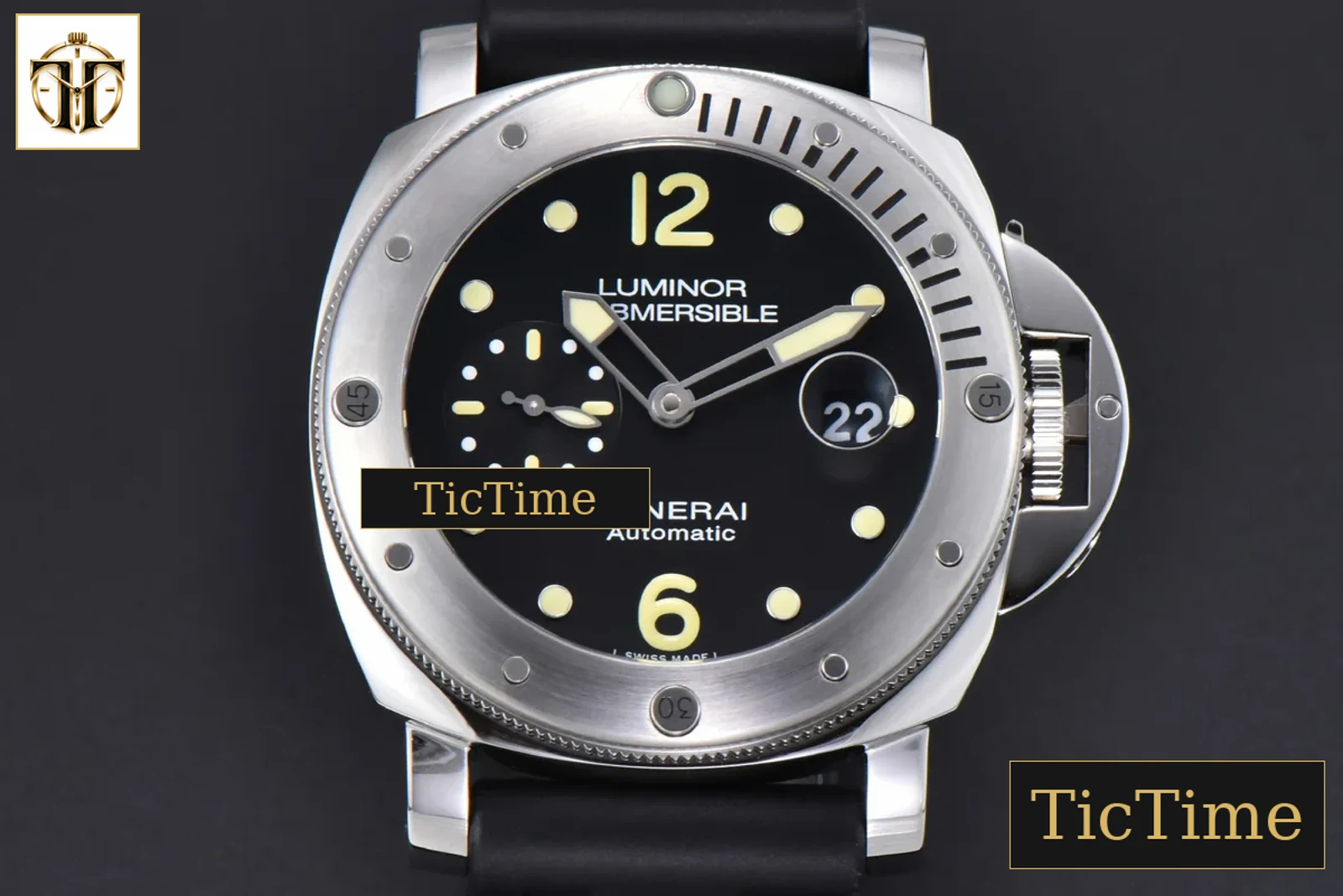 Luminor Submersible PAM1024 44mm VSF Black Dial Rubber Strap — foto 2