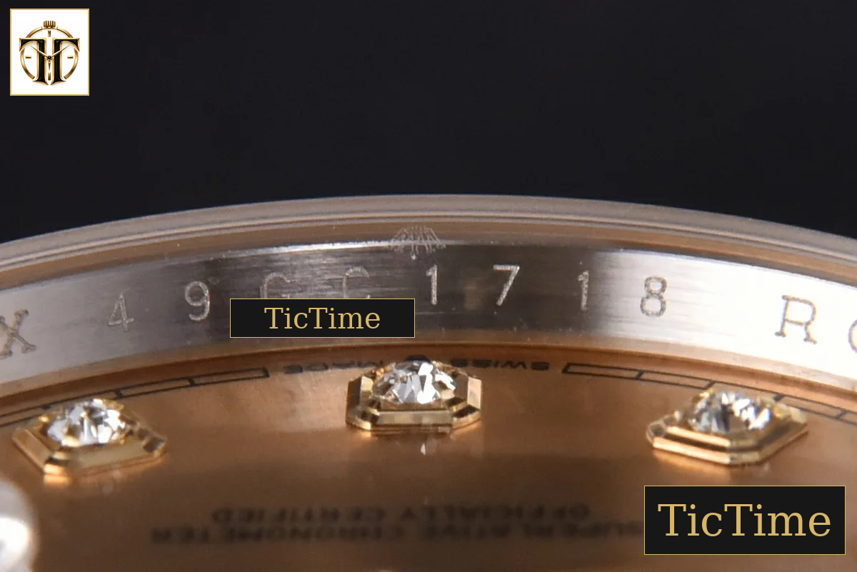 DateJust 904L 36mm GMF YG/SS Fluted Bezel YG Dial Diamond Marker Jubilee Bracelet VR3235 — foto 12