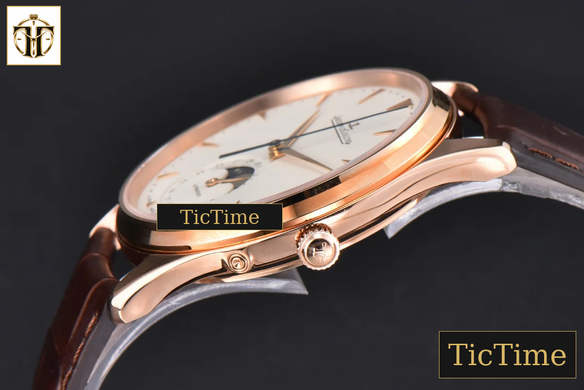 Master Ultra Thin Moonphase 1362520 39mm ZF RG White Dial Brown Leather Strap V3 A925 — foto 11