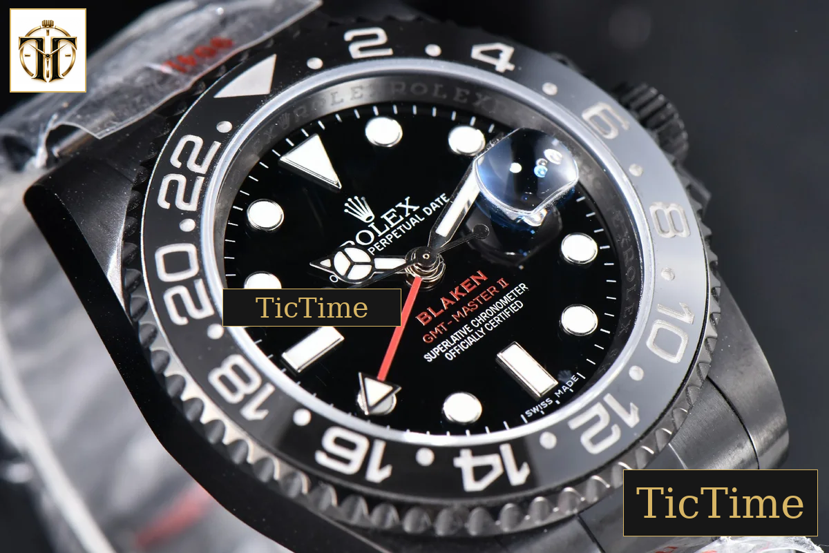 Blaken Submariner LN 116610 IPKF Red Hand PVD Bracelet A2836 — foto 12