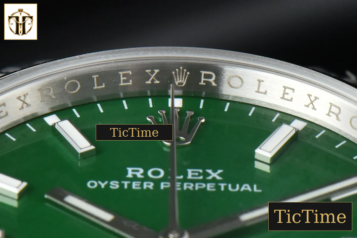 Oyster Perpetual 126000 36mm EWF Green Dial SS Bracelet A3230 — foto 11