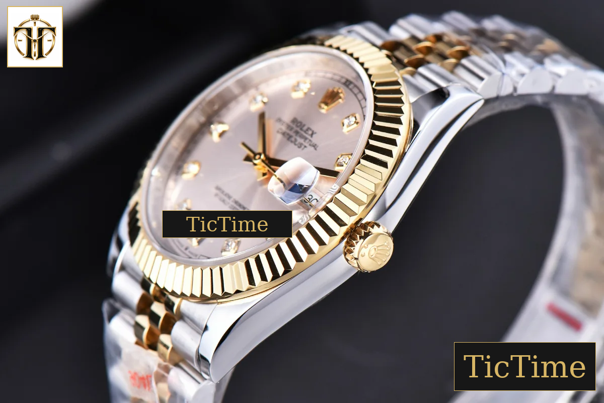 Datejust 41mm GMF YG/SS Silver Dial Diamond Marker Fluted Bezel Jubille Bracelet VR3235 — foto 14