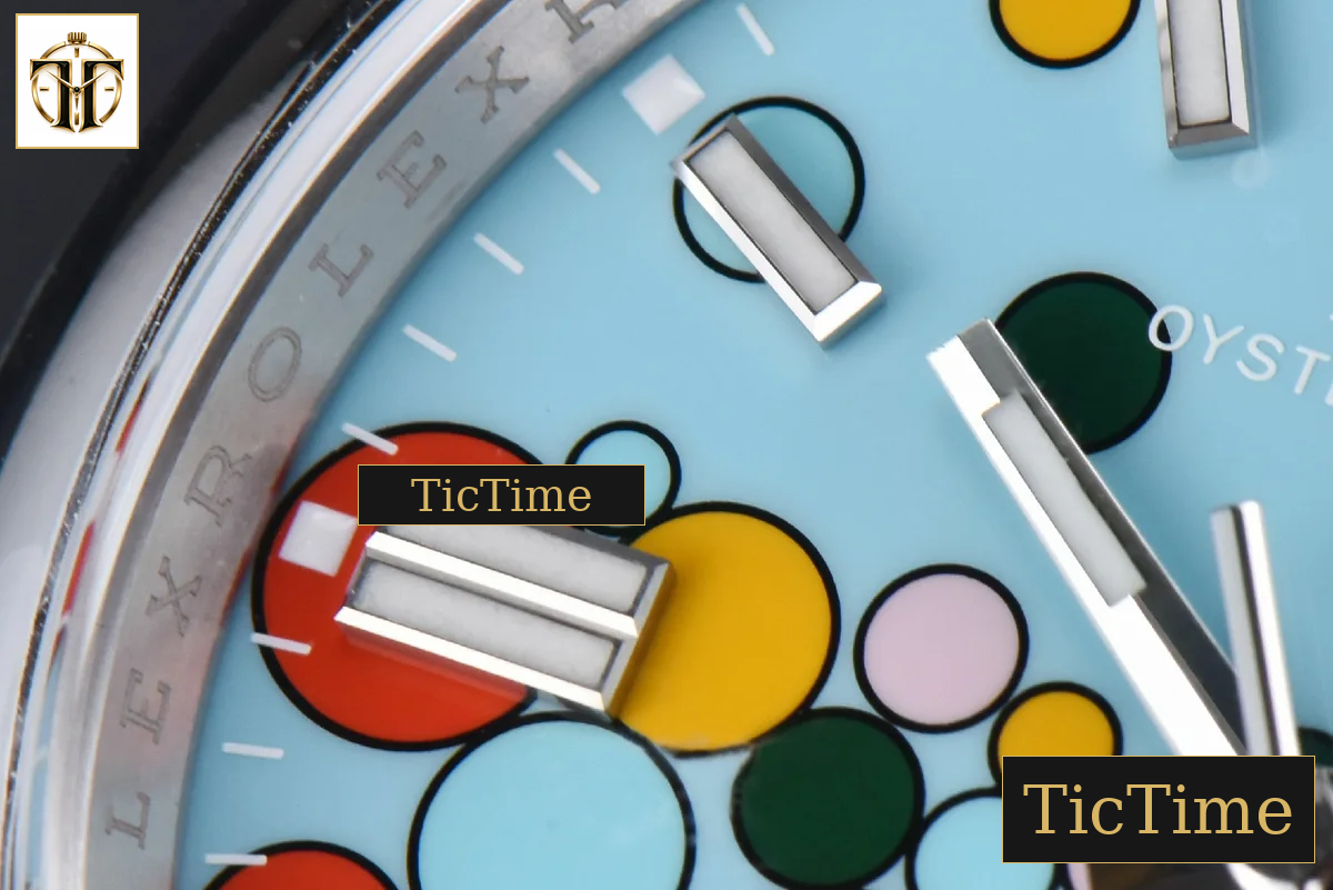 Oyster Perpetual 904L 126000 36mm Clean Factory Tiffany Blue Celebration Ballon Dial SS Bracelet VR3230 — foto 6