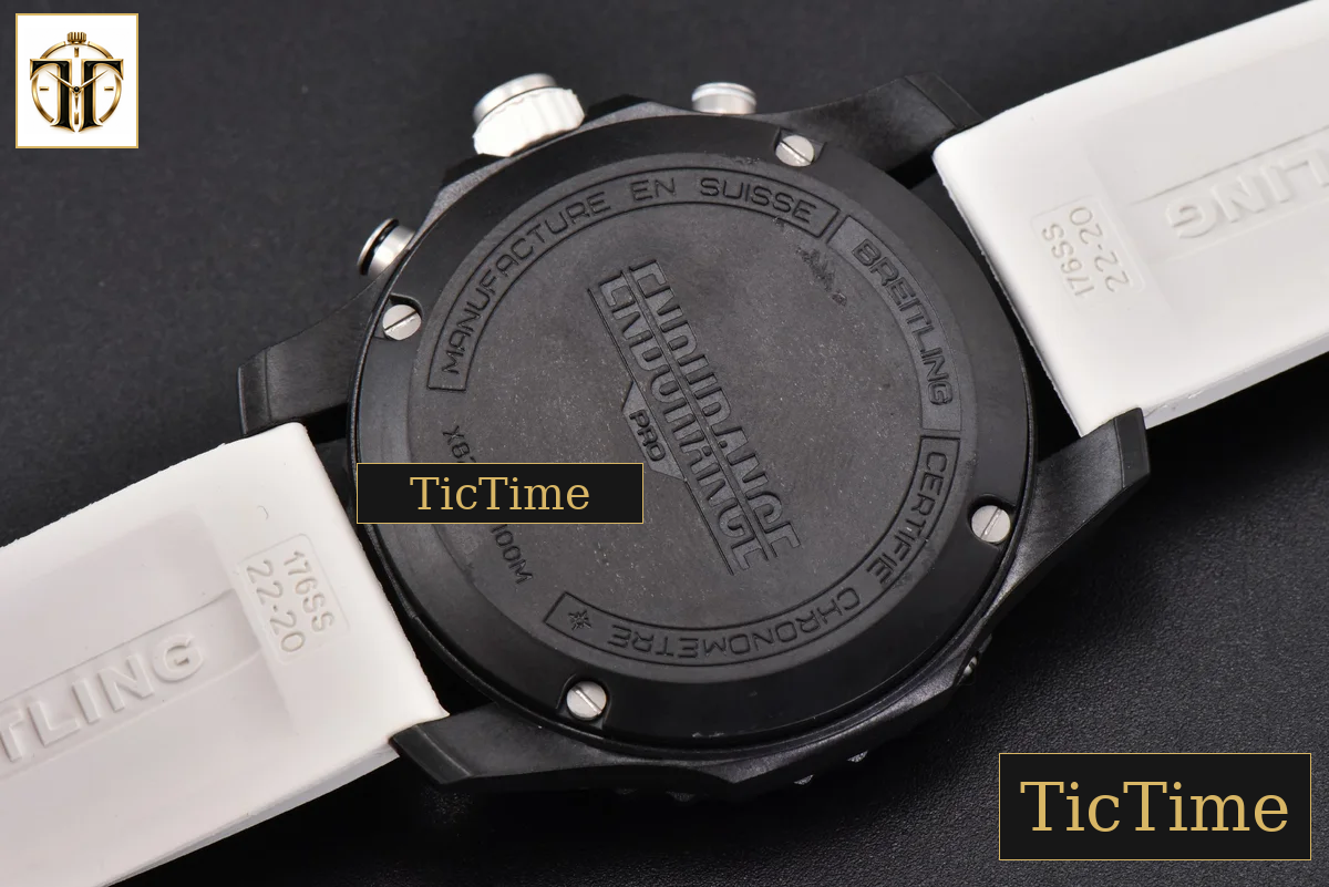 Endurance Pro 44mm OF White Chronometer Dial White Rubber Strap Swiss Quartz — foto 19