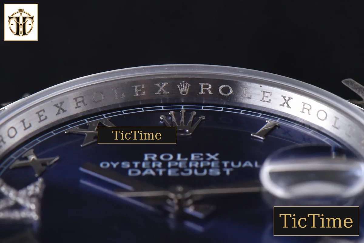 DateJust 36mm EWF SS Blue Dial Diamond Roma Marker Diamond Bezel Oyster Bracelet A3235 — foto 12