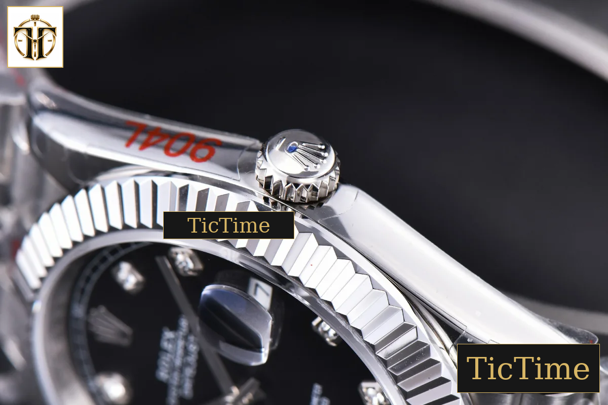 Datejust 41mm GMF SS Black Dial Diamond Marker Fluted Bezel Jubille Bracelet VR3235 — foto 15