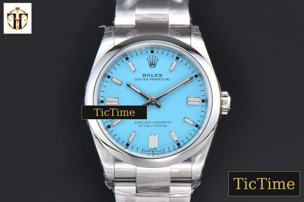 Oyster Perpetual 904L 126000 36mm VSF Tiffany Dial Oyster Bracelet VS3235 — foto 2