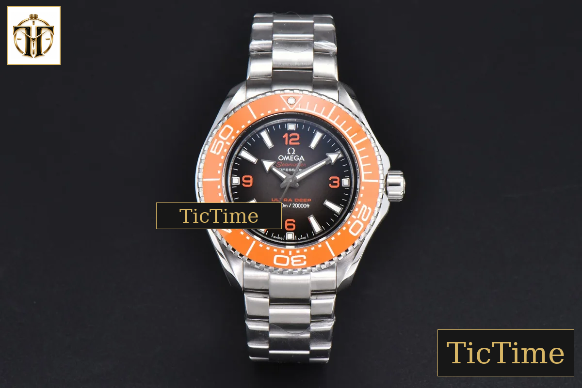 Seamaster Ultra Deep 6000M 45.5mm VSF Brown Dial Orange Bezel SS Bracelet A8912 — foto 3