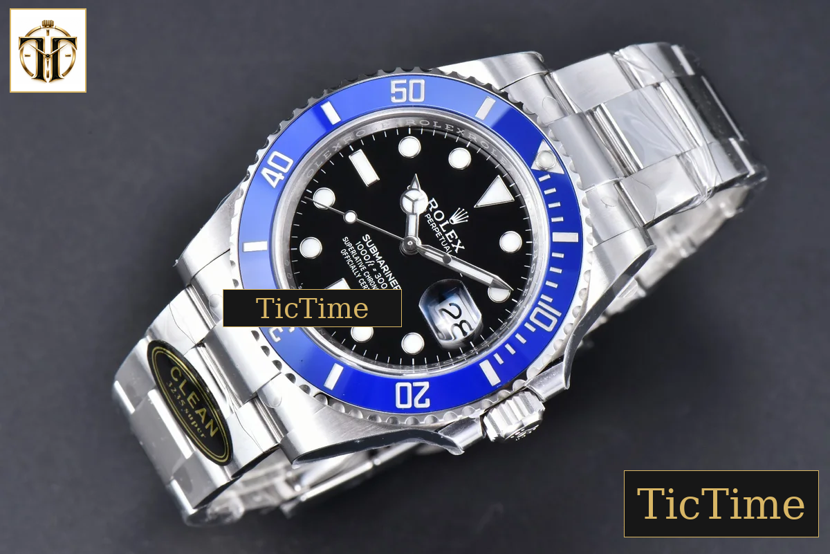 Submariner LB 904L 126619 41mm Clean Factory Ceramic Blue Dial SS Bracelet VR3235 — foto 3