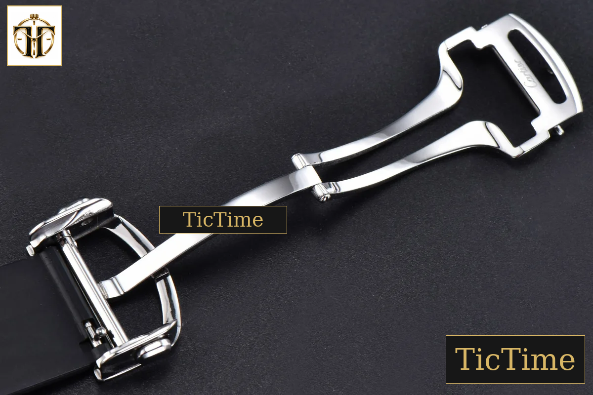 Santos de Cartier Large 40mm AF SS White Dial Black Rubber Strap Miyota 9015 — foto 22