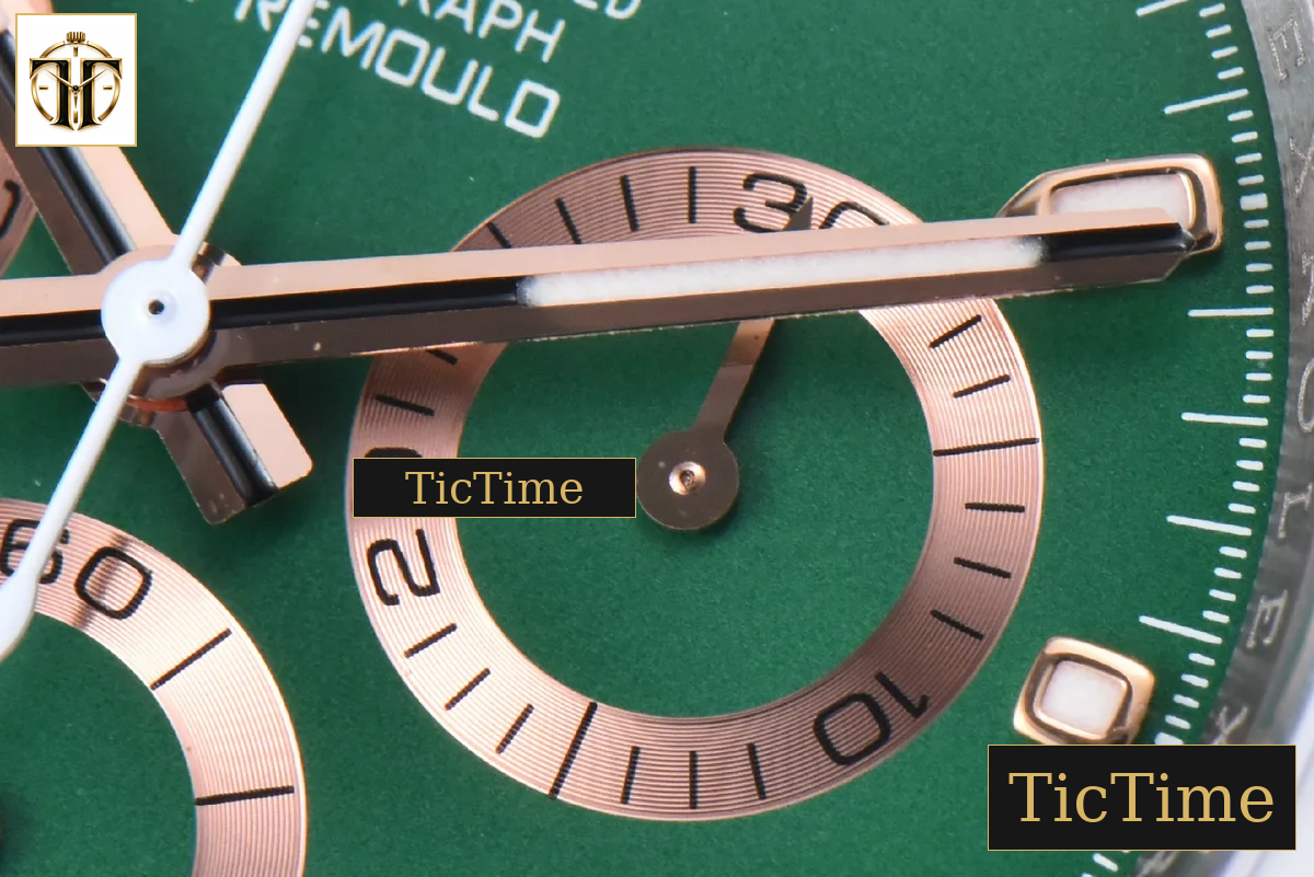 Daytona AET AETF White Ceramic Green Dial Ceramic Bracelet V2 SA4130 — foto 7