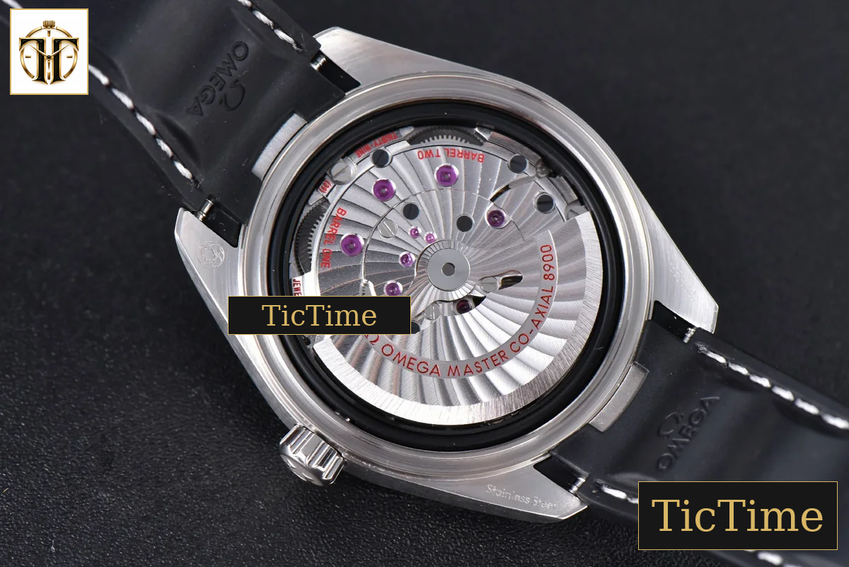 Aqua Terra 150M SeaMaster 41mm VSF Black Dial Silver Hands Black Rubber Strap A8900 — foto 15