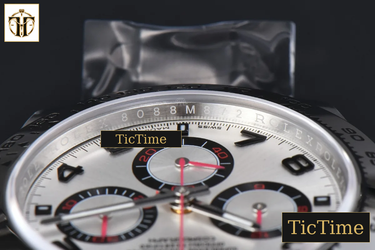 Daytona 116509 APSF SS White Dial Digital Marker SS Bracelet SH4130 — foto 14