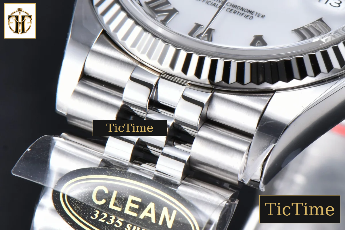 DateJust white Dial Roma Maker Jubilee Bracelet 126234 36mm Clean Factory VR3235 — foto 10