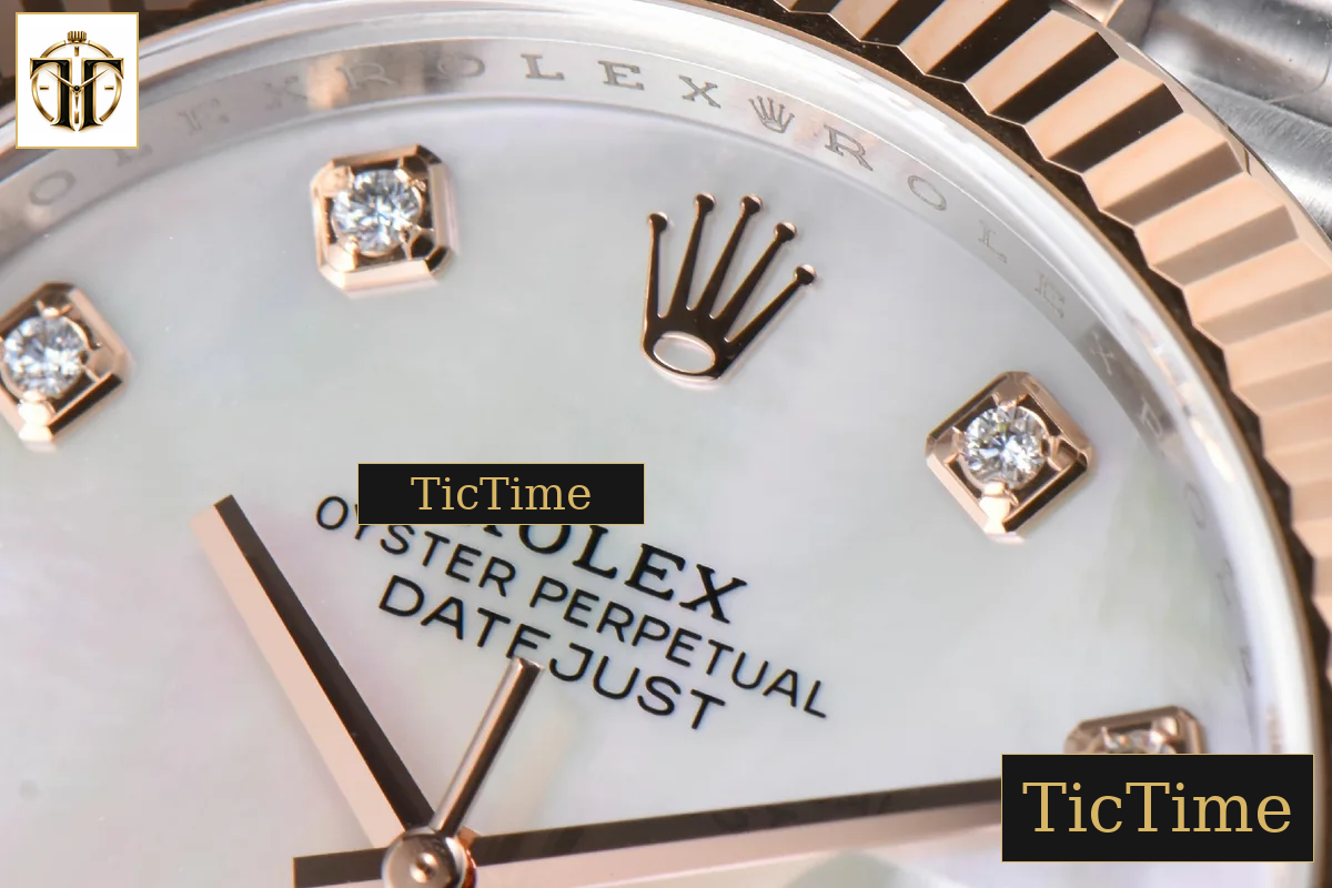 DateJust 126331 41mm Clean Factory RG/SS MOP Dial Jubilee Bracelet VR3235 — foto 5