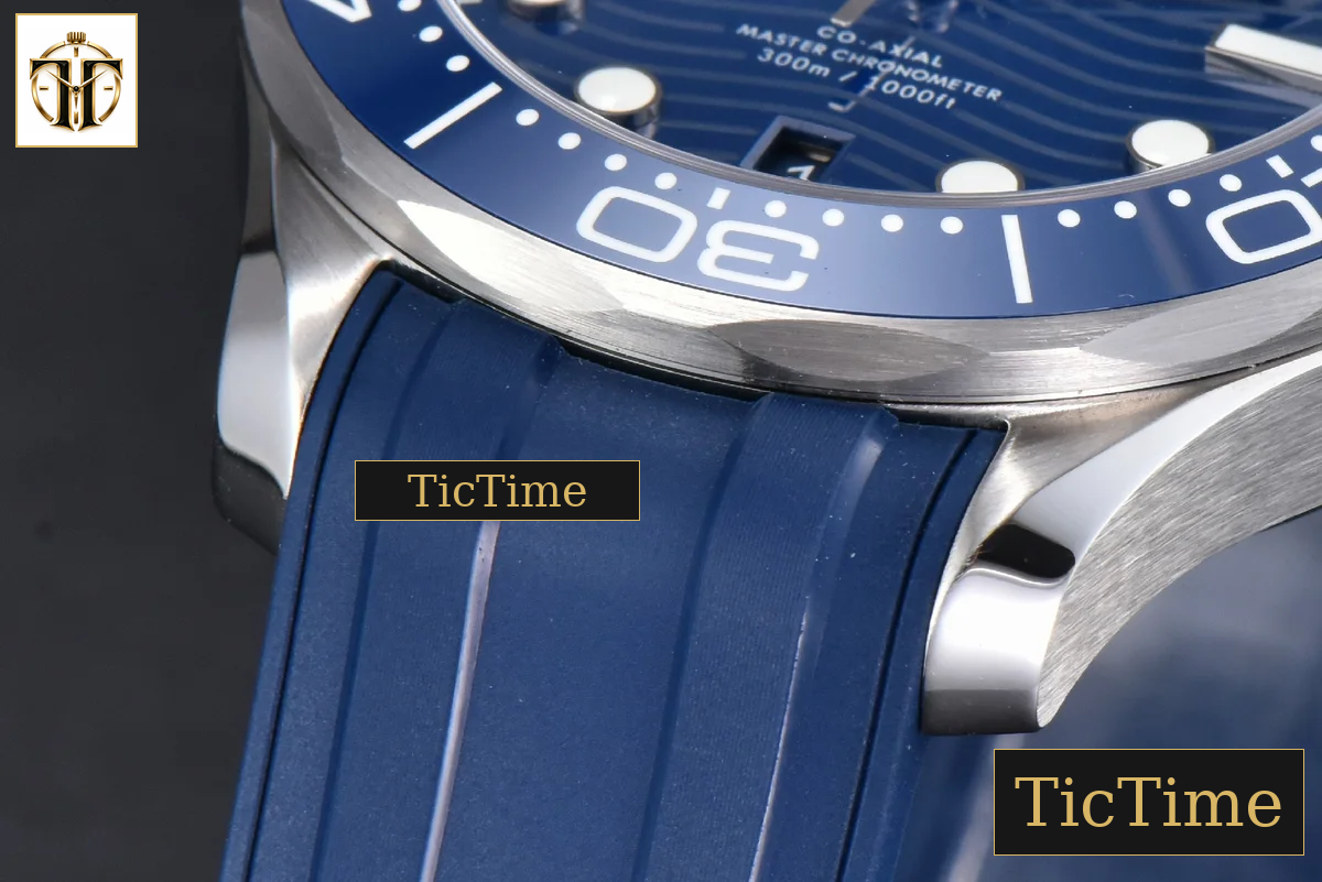Seamaster Diver 300M 42mm ZF Blue Ceramic Blue Dial Blue Rubber Strap A8800 — foto 9