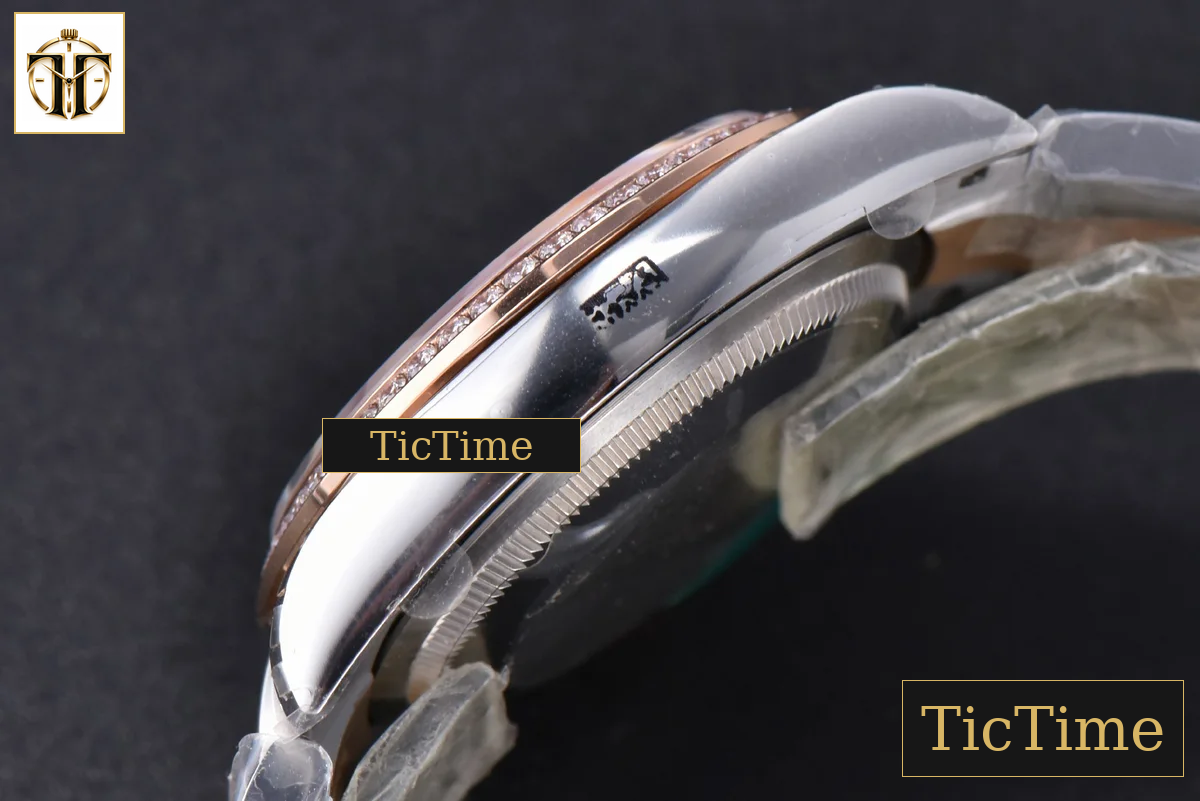 DateJust 36mm EWF SS/RG RG Dial Diamond Roma Marker Diamond Bezel Oyster Bracelet A3235 — foto 16