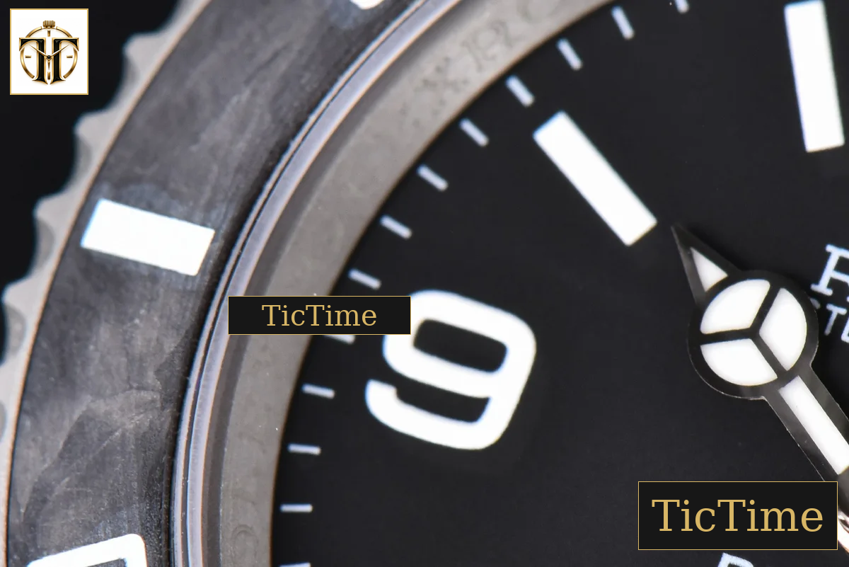 Submariner DIW Sandblasted 40mm VSF Black Carbon Dial SS Bracelet VS3135 — foto 7