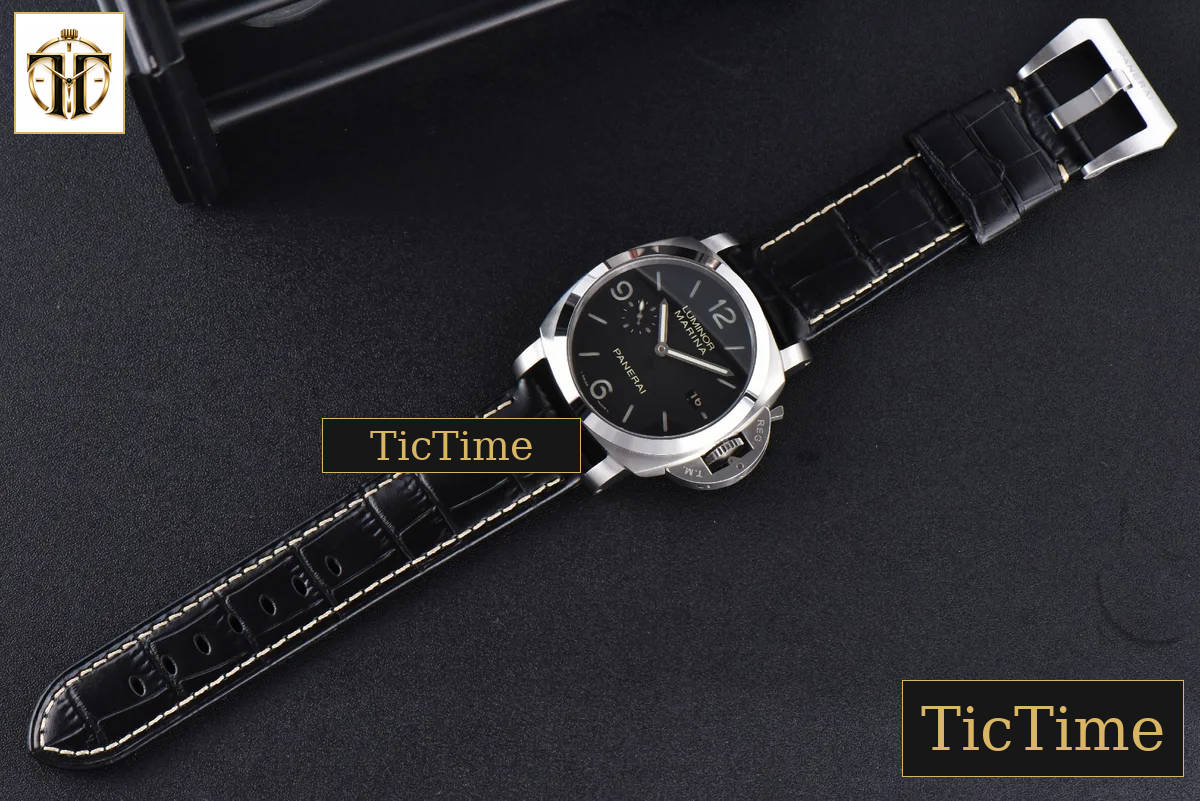 Luminor 1950 3 Days PAM312 44mm VSF Black Dial Leather Strap P9000 — foto 29