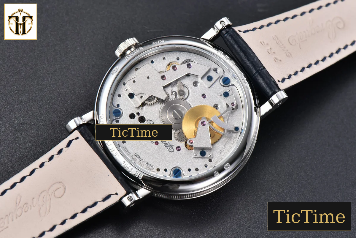 Tradition 7057BB 40mm ZF Silver Dial White Subdial Blue Leather Strap A505 — foto 17