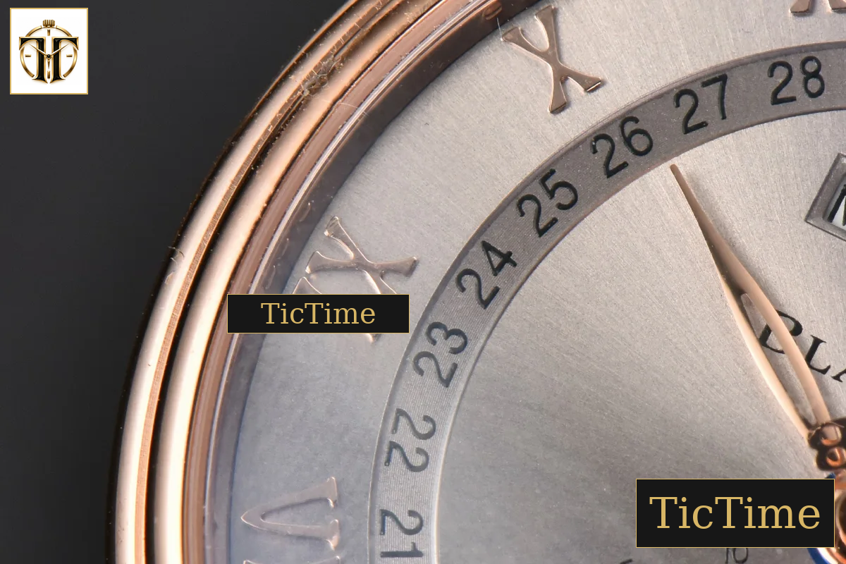 Villeret Complicated Function 6654 40mm OMF RG Silver Dial Black Leather Strap V3 A6654 — foto 6
