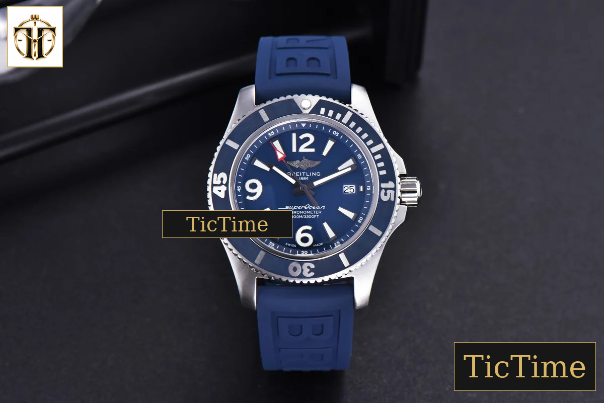 Superocean Automatic 44mm TF Blue Dial Blue Rubber Strap A2824 — foto 3