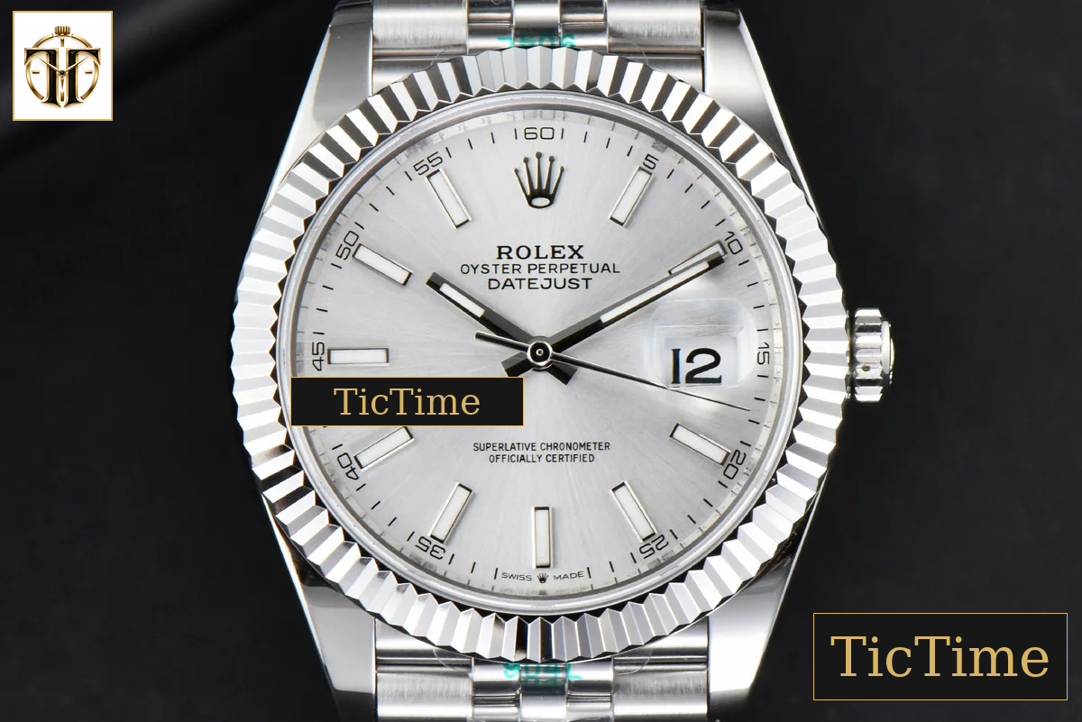 DateJust 126334 41mm ZF Silver Dial Jubilee Bracelet 2824 — foto 2