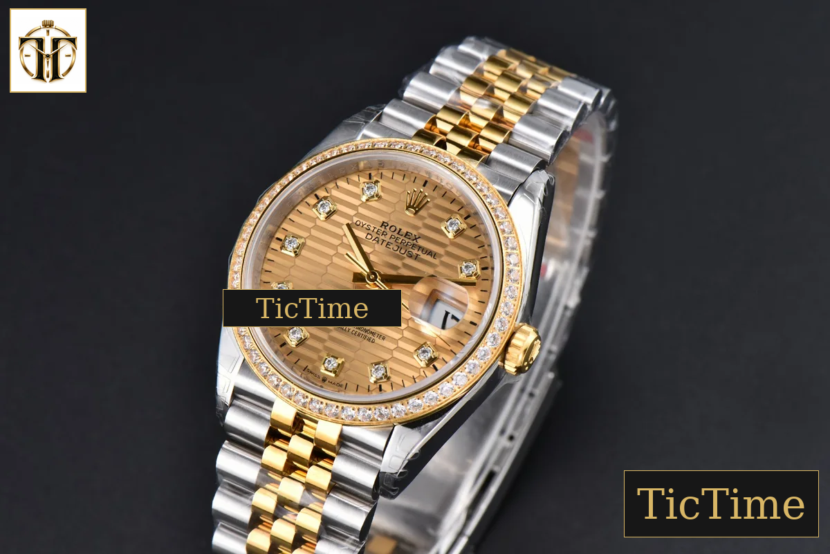 DateJust 126233 36mm VSF YG/SS Diamond YG Motif Dial Diamond Marker Jubilee Bracelet VS3235 — foto 5
