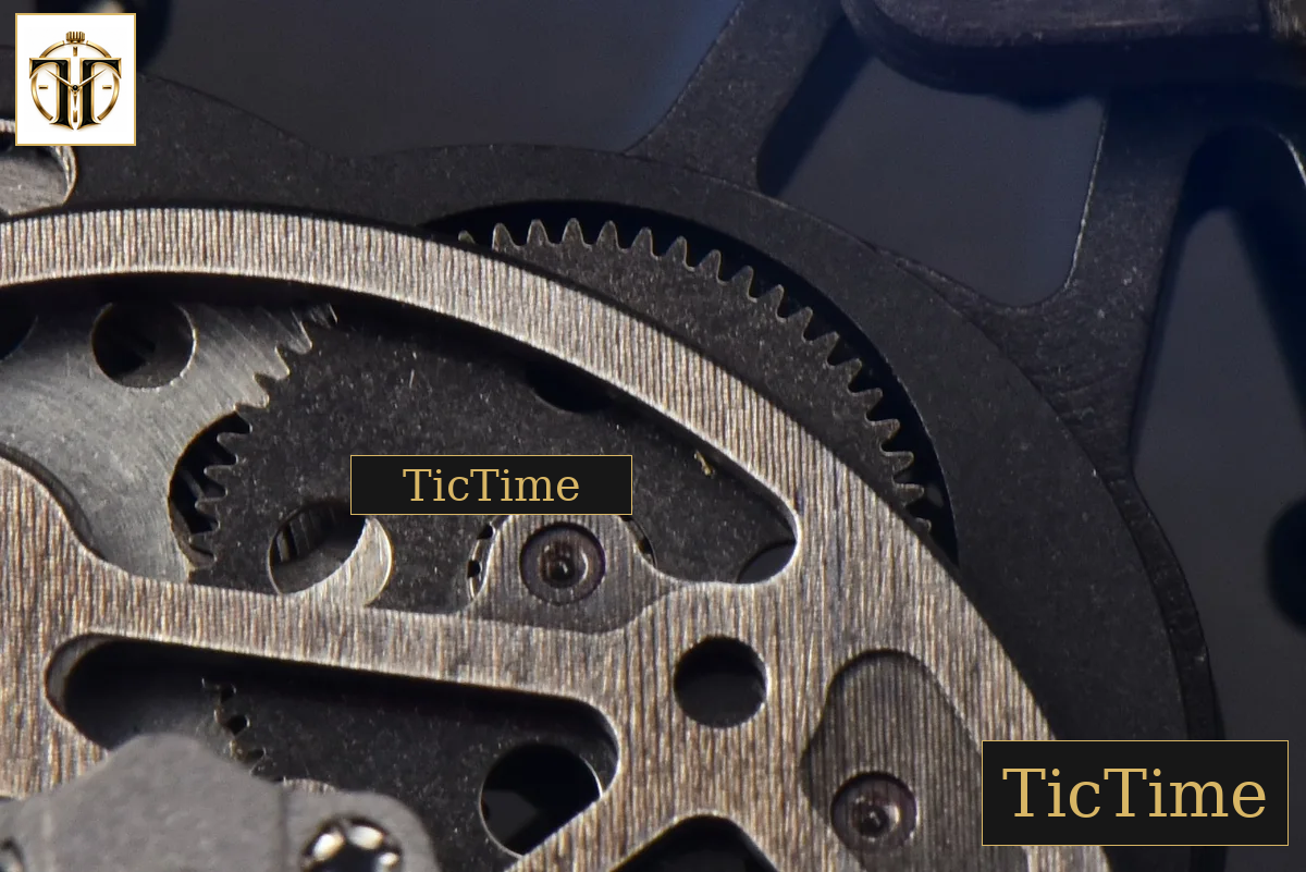 NTPT RM035-02 ZF Skeleton Dial Black Rubber Strap V5 NH05A — foto 27