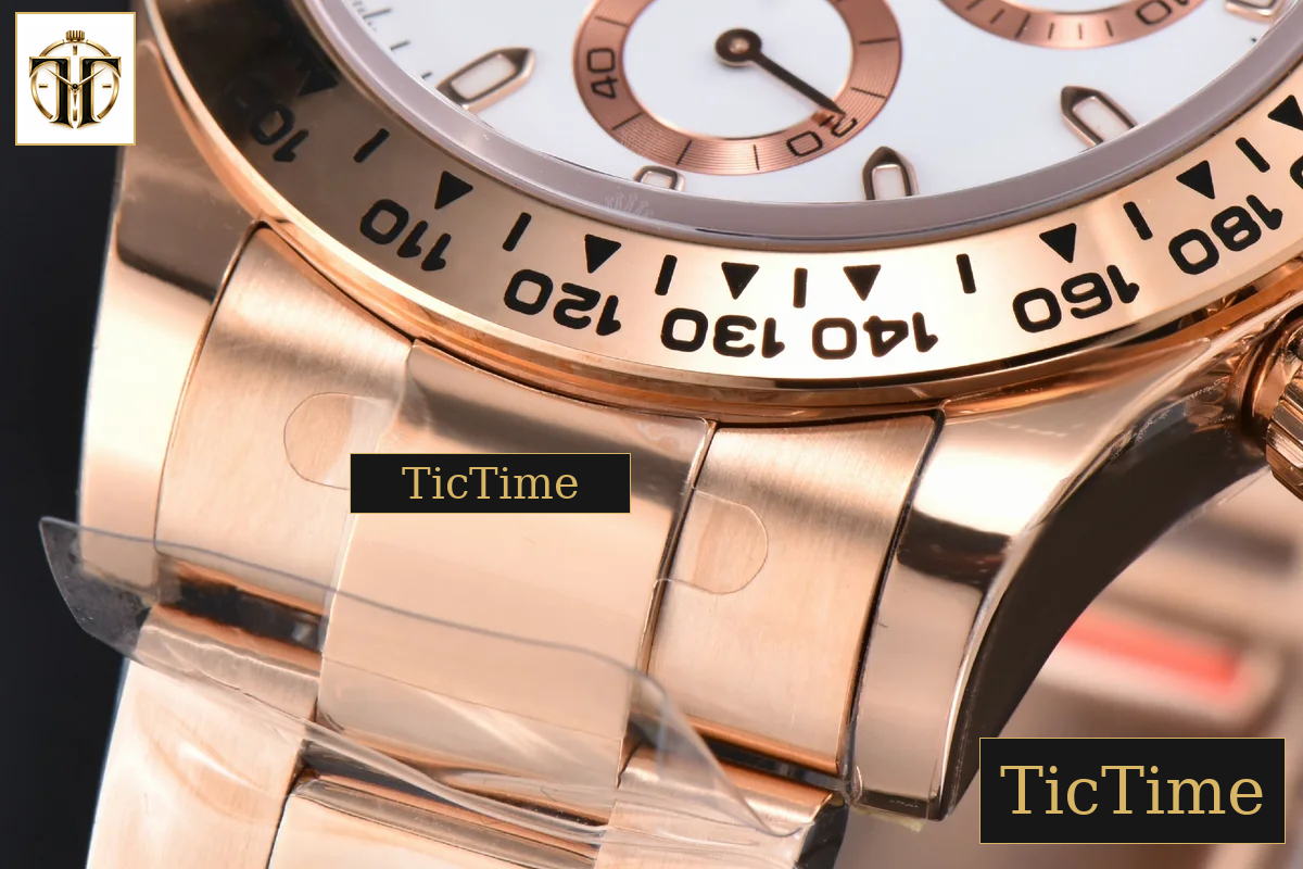 Daytona 116505 APSF RG White Dial Lume Marker RG Bracelet SH4130 — foto 11