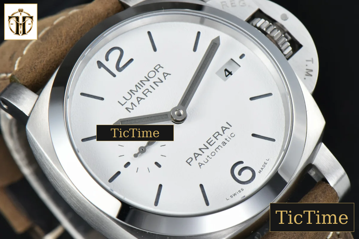PAM1394 42mm VSF White Dial Brown Leather Strap P9010 — foto 10