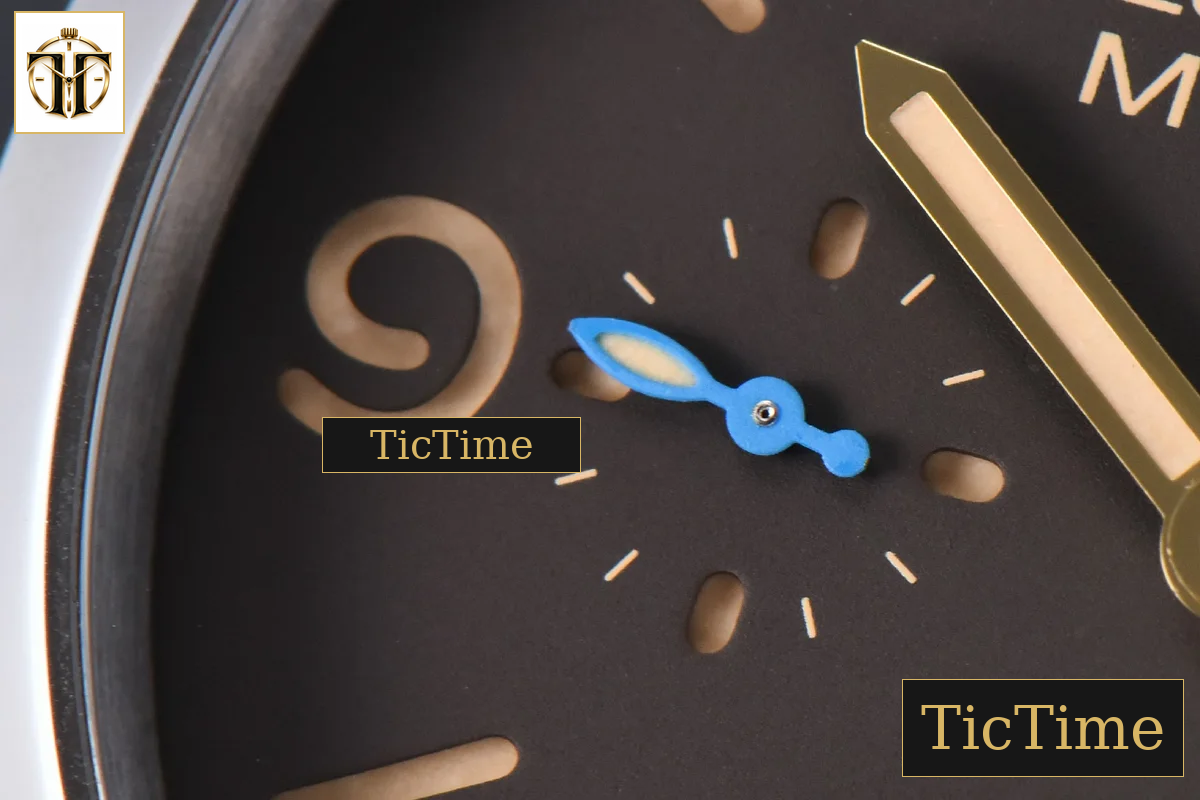 PAM1351 44mm TTF Brown Dial Brown Leather Strap P9001 — foto 6