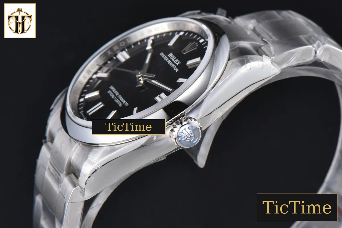 Oyster Perpetual 904L 124300 41mm VSF Black Dial SS Bracelet VS3235 — foto 11