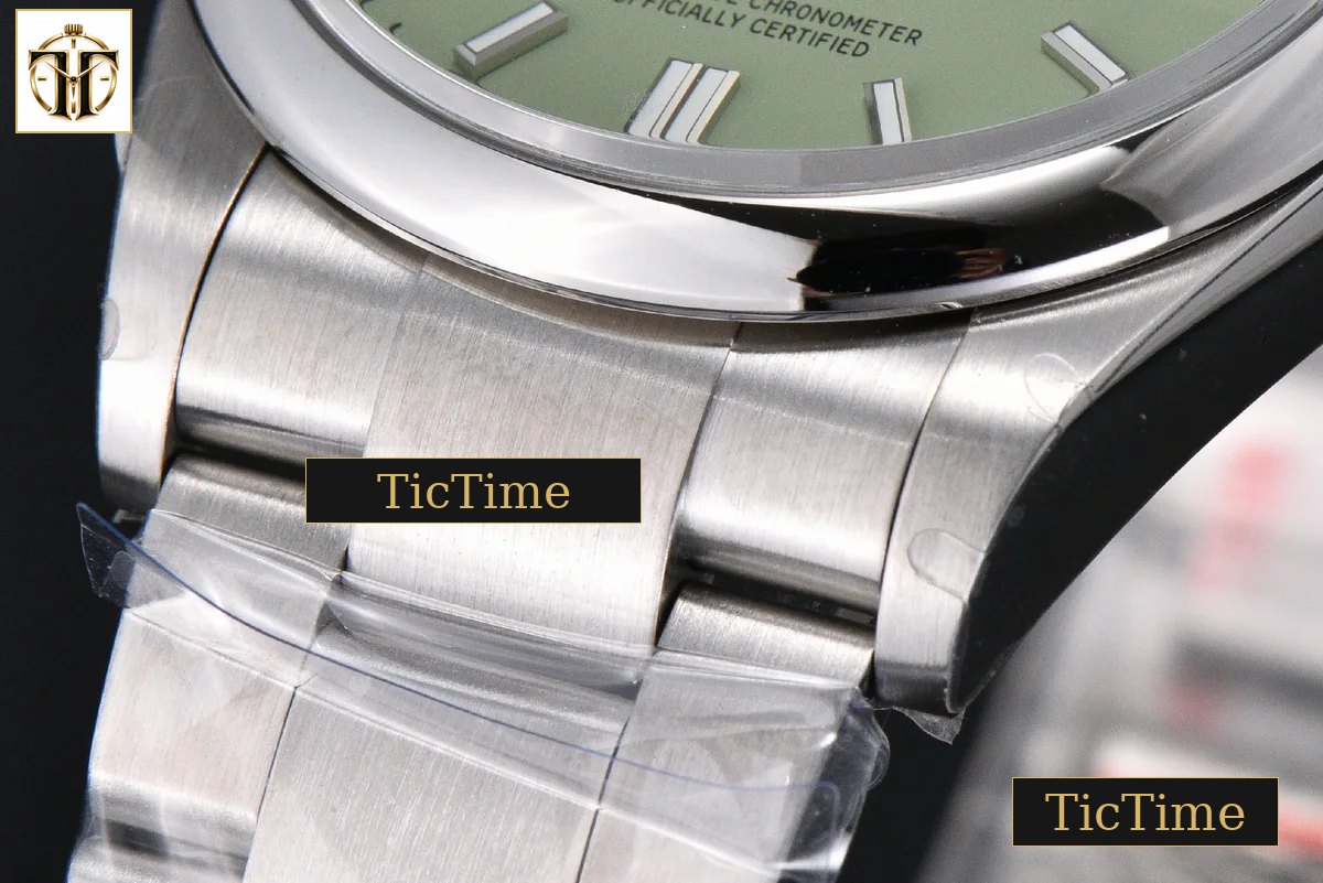 Oyster Perpetual 904L Pistachio 126000 36mm GMF Green Dial SS Bracelet VR3132 — foto 9