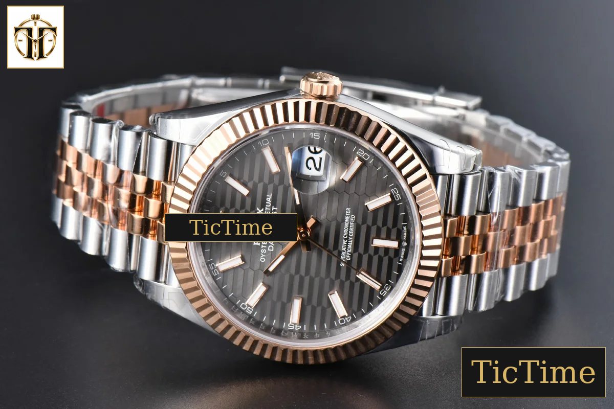 DateJust 126331 41mm VSF RG/SS Gray Motif Dial Jubilee Bracelet VS3235 — foto 15