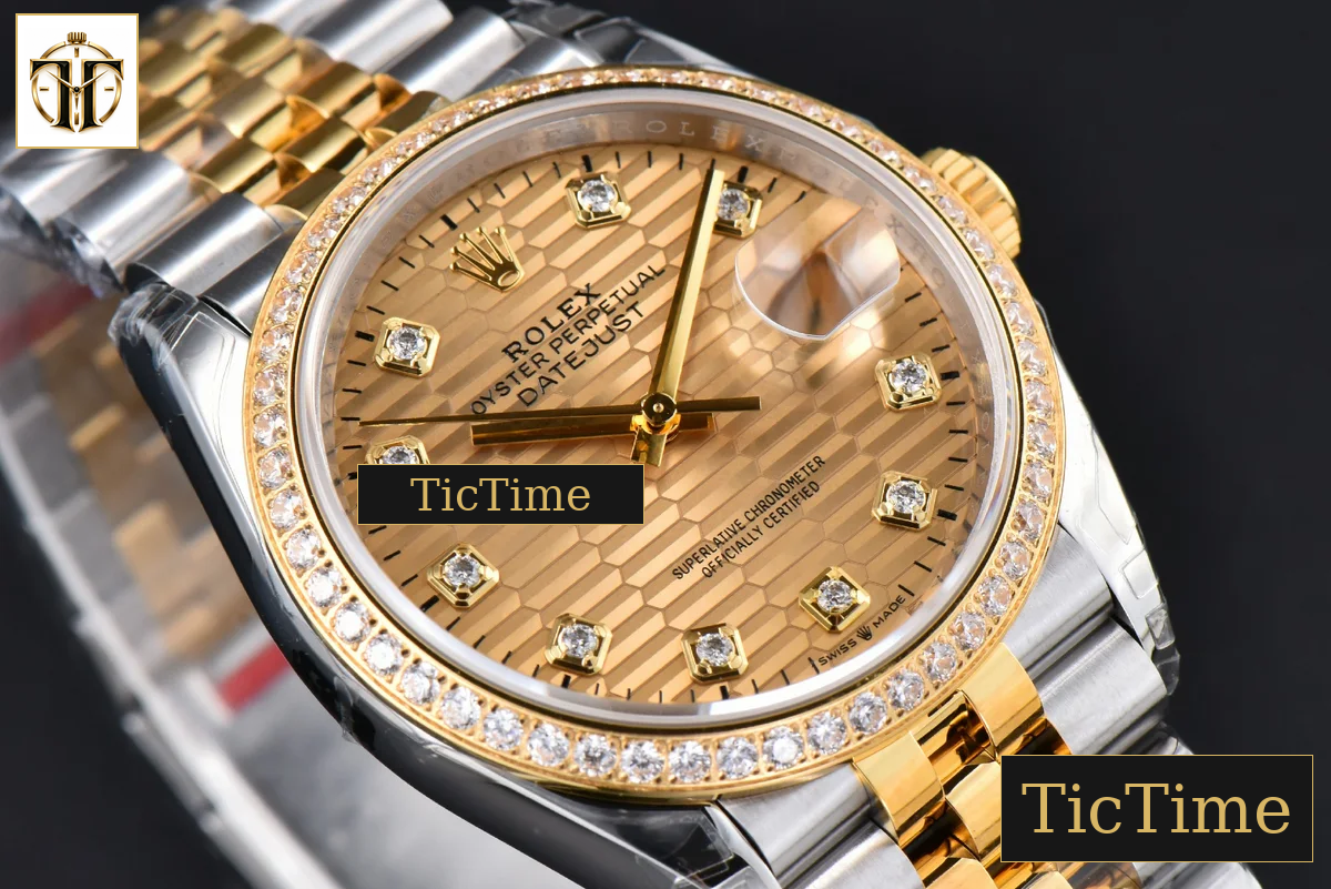 DateJust 126233 36mm VSF YG/SS Diamond YG Motif Dial Diamond Marker Jubilee Bracelet VS3235 — foto 15