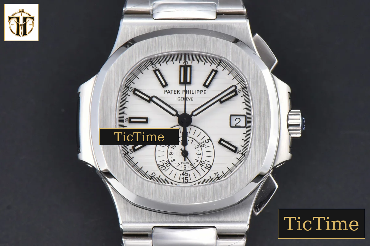 Nautilus 5980 40.5mm PPF White Dial SS Bracelet A28-520 — foto 2