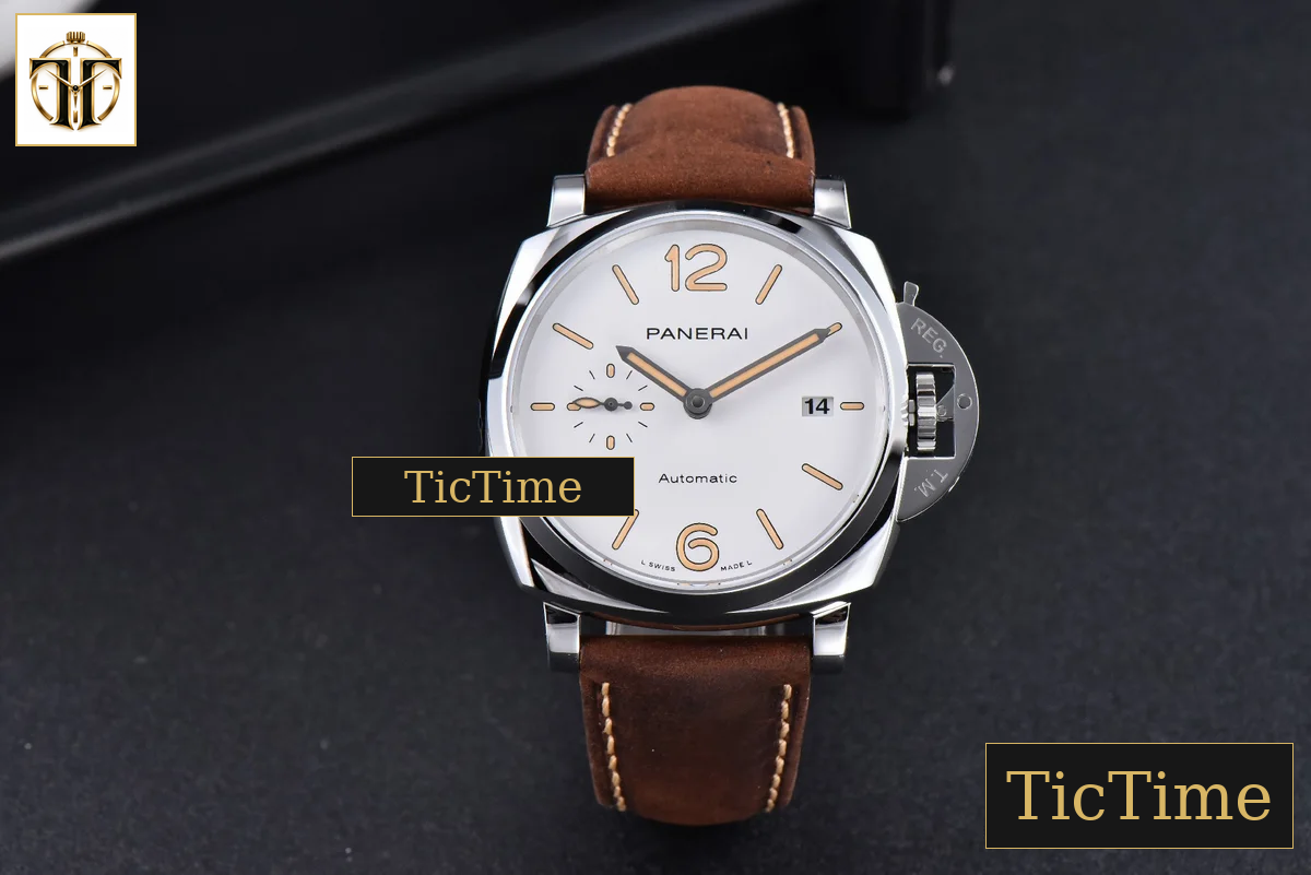 Luminor Due PAM1046 42mm VSF White Dial Brown Asso Strap AXXXIV — foto 2