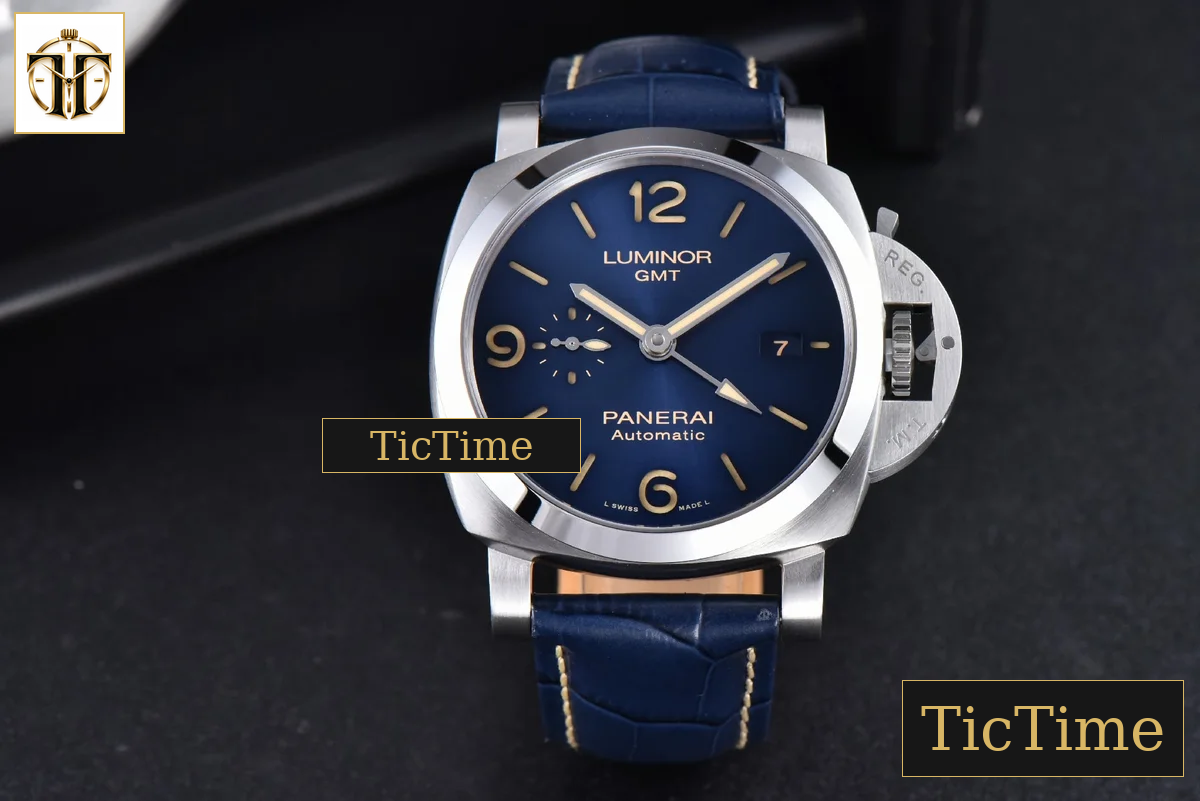 Luminor GMT PAM1033 44mm VSF Blue Dial Blue Leather Strap P9011 — foto 2